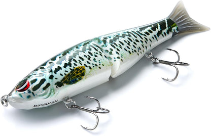 Bassdash SwimShad Glide Baits Jointed Swimbait Bass Pike Salmon Trout Muskie Fishing Lure