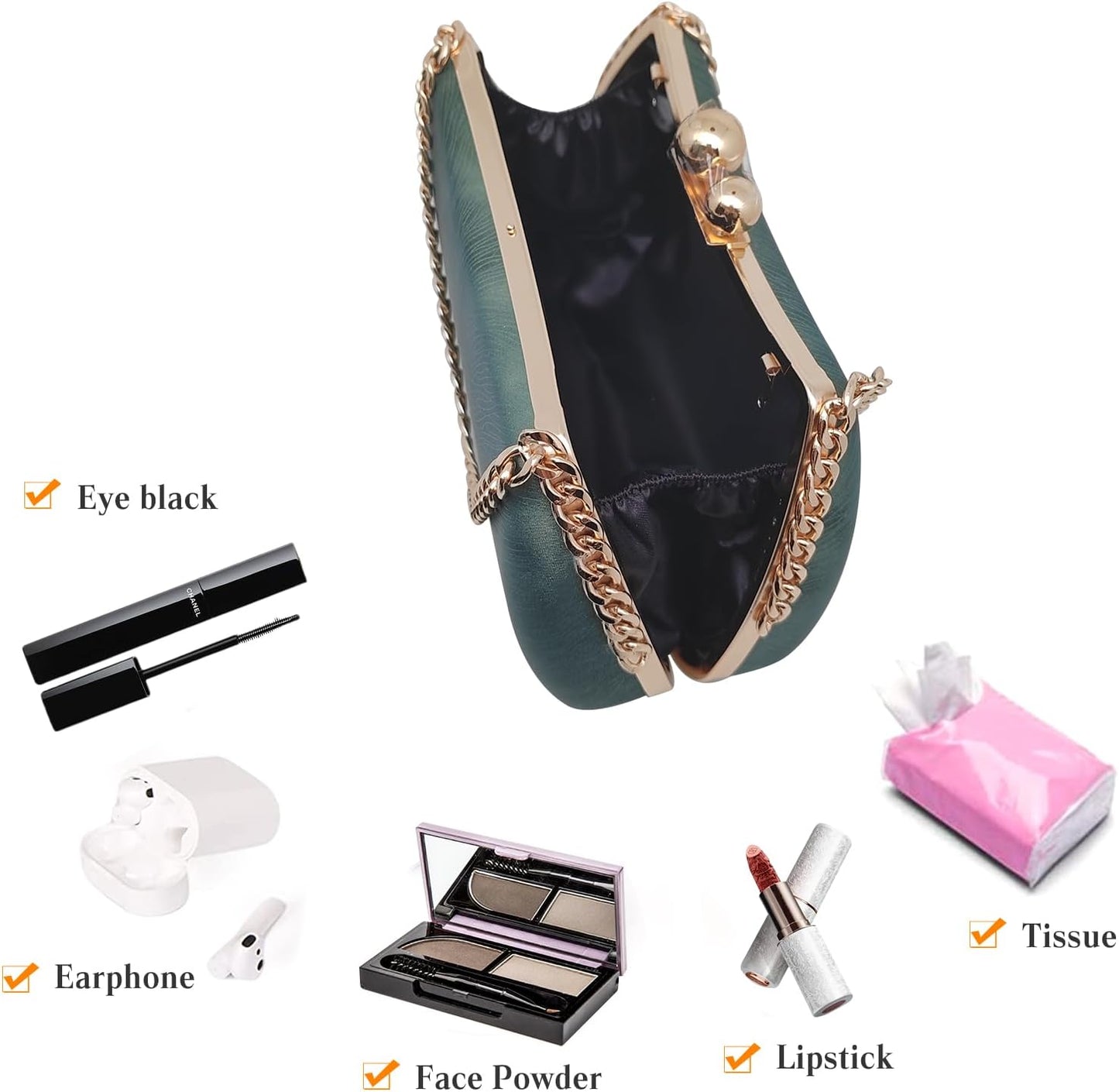 CORIOS Evening Bag for Women Marble Clutch Bag Bridal Wedding Purse Elegant Handbag Unique Crossbody Bag Shoulder Bag