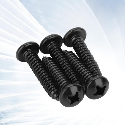 #8 x 2 Phillips Pan Head Self Tapping Screws Sheet Metal Wood Screws, Black Oxide, Stainless Steel 304, 50 PCS