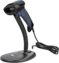 NETUM Wired QR Code Scanner, USB 1D 2D Handheld Barcode Scanner Compatible for Laptops, Computers, Cashier POS System (2D-M5S)