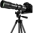 Telephoto Lens 420-800mm - EF Lenses for Canon, Manual Telephoto Zoom Lens for Canon Rebel T8i T7i T7 T6 T6s T6i T3i T2i SL3 SL2 90D 80D 77D 4000D,1DX 5D 6D Mark II/III/IV DSLR - PuriLite