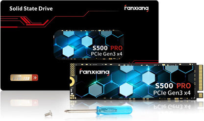 fanxiang S500 Pro M.2 SSD 2TB NVMe 2280 PCIe Gen 3x4 3500MB/s 3D NAND TLC 1200TBW Internal Solid State Hard Drive
