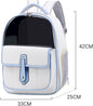 Cat Carrier Cat Backpack Carrier, Large Pet Carrier, Dog and Small Pet, Breathable Cat Bag Carrier Used in Car, Hiking, Cycling Travel