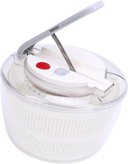 SENECESLI Salad Spinner, Easy Press Vegetable Dryer PP for Lettuce (Black)