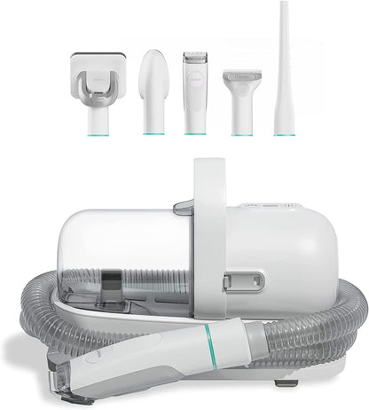 neabot P1 Pro Pet Grooming Kit & Vacuum Suction 99% Pet Hair, Professional Grooming Clippers with 5 Proven Grooming Tools for Dogs Cats and Other Animals1