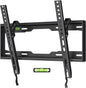 USX MOUNT Tilting TV Wall Mount Low Profile for Most 26-60" LED, LCD, OLED, Plasma Flat Screen TVs, TV Wall Mount with Max VESA 400x400mm up to 99lbs, Wall Mount TV Bracket Fits 8” 16" Studs
