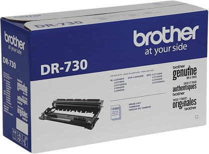Brother original TN730 High-Yield Black Toner Cartridge, higher yield for value, original toner replacement cartridges, for Brother laser printers HL-L2395DW, DCP-L2550DW, MFC-L2750DW, and more
