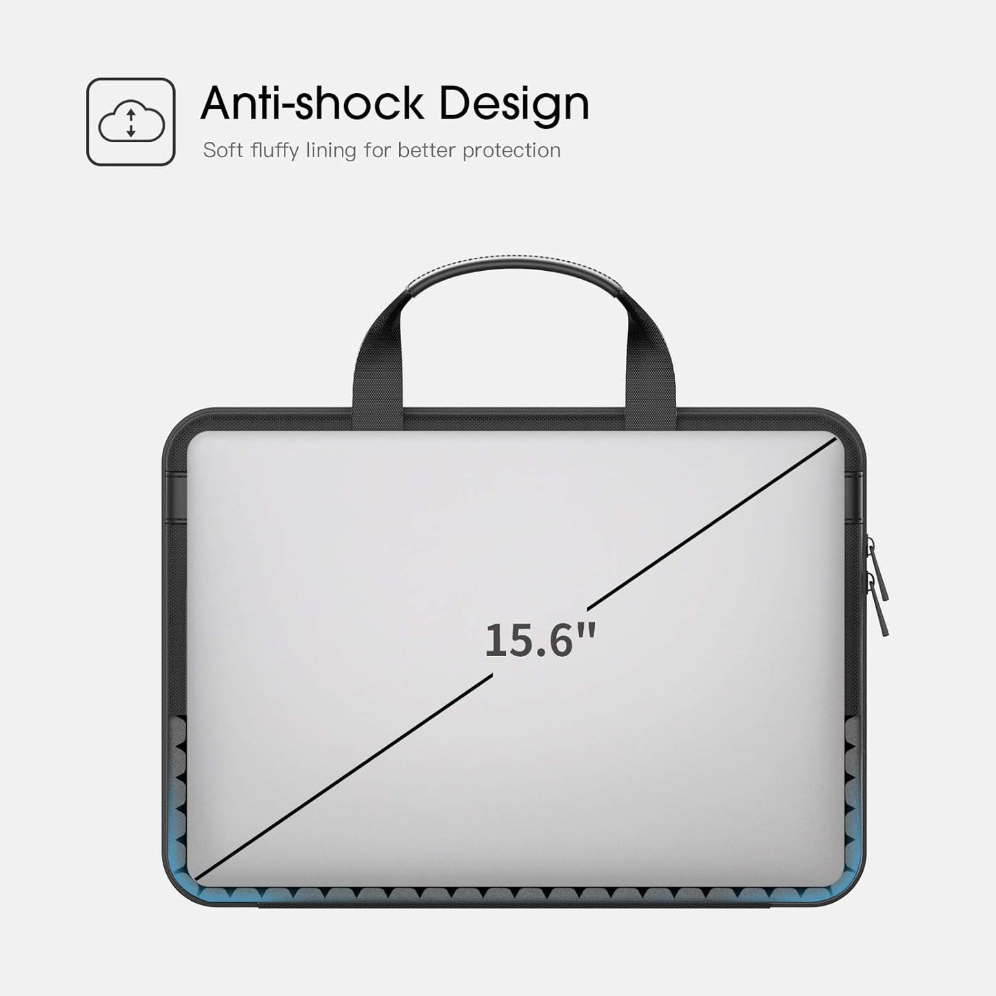 Smatree Heavy Duty Hard Case Compatible with 16.2 inch MacBook Pro 2024 M4/2023 M3 A2918/A2992/A2779, MacBook Pro 2021/2019 16 inch Shoulder Bag, for Acer Aspire 5/Predator Helios 300/Nitro 5 - PuriLite