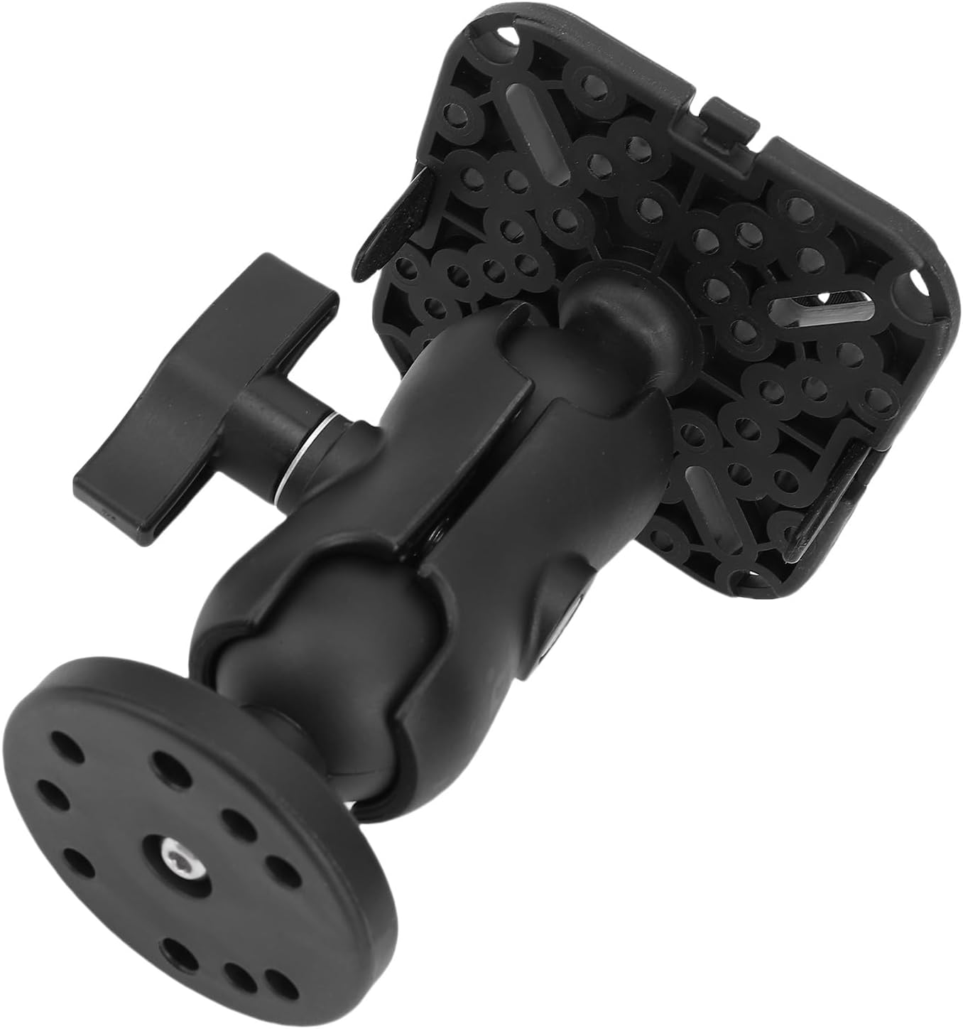 Keenso Fish Finder Mount, Universal 360 Degree Rotating Ball Bracket with ABS Material for Marine Boat Kayak Pontoon Canoe