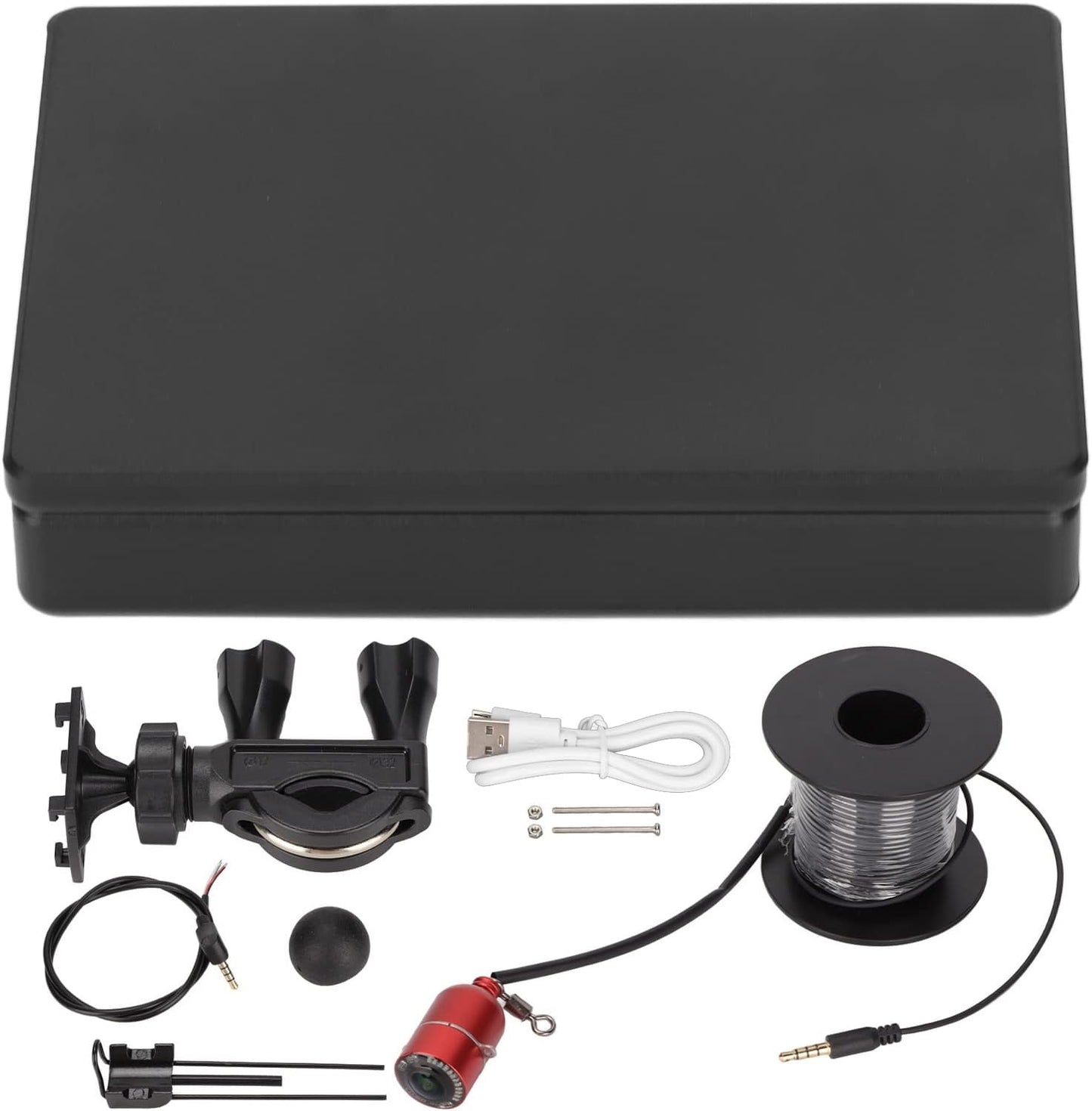 Yoidesu Underwater Fishing Camera Kit, 4.3 Inch LCD Monitor, 20m Cable, Portable Fish Finder for Kayak, Boat, Sea Fishing