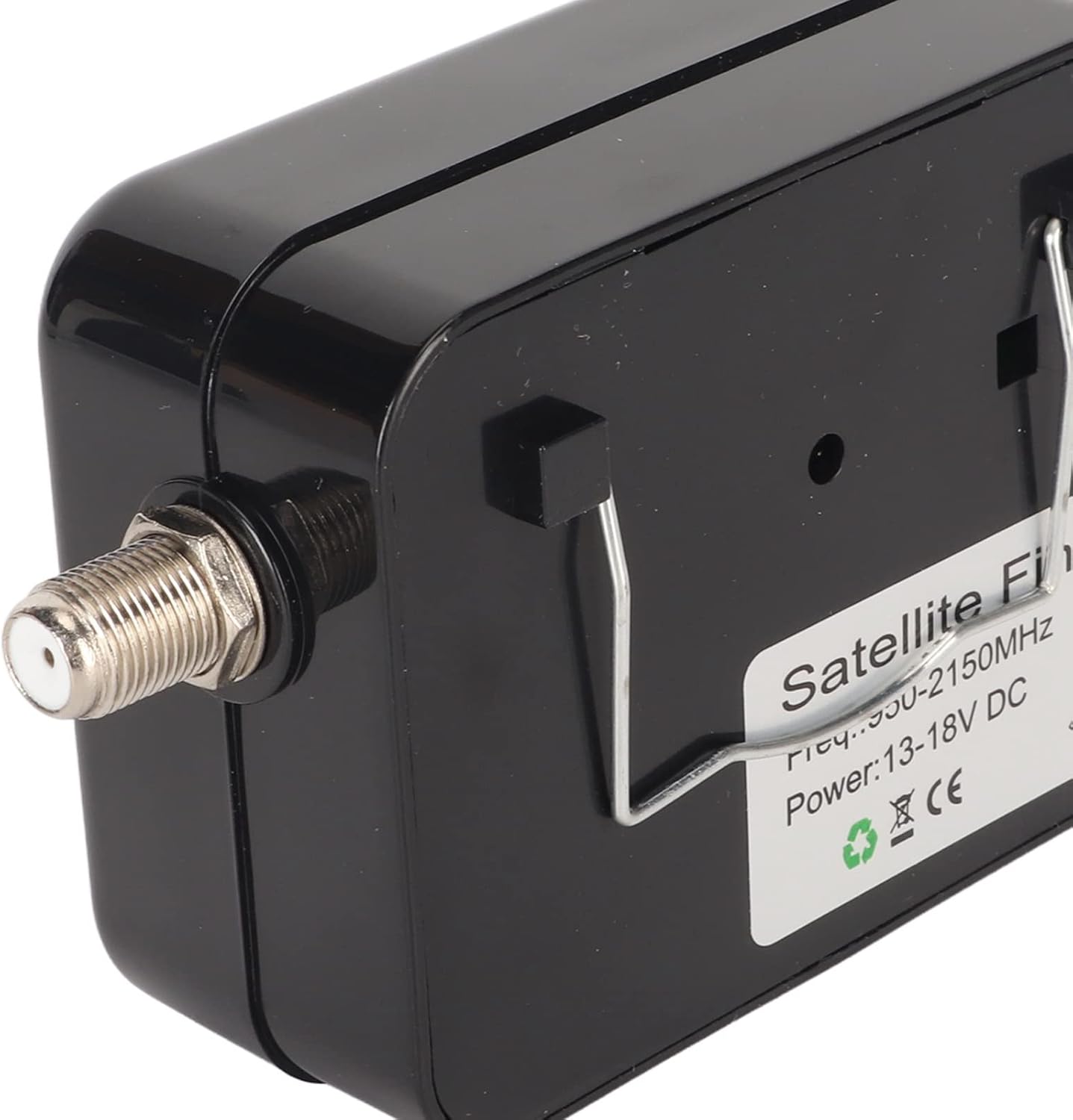 Haofy Satellite Finder Digital SAT Meter Signal Locator for C Band KU Band Tuning with 0.95-2.15GHz Range 75Ω Impedance ABS Material DC13-18V