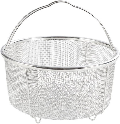 Purilite Select Stainless Steel Deep Fryer & Steamer Basket