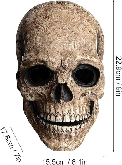 Scary Skeleton Grim Reaper Mask,Halloween Creepy Adult Skull Face Mask