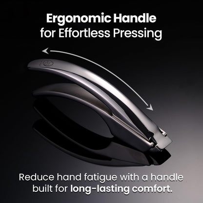 Gourmet Easy Lifetime Replace Garlic Press, No Need to Peel, Fine & Coarse