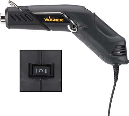 Wagner Spraytech 0503038 Redesigned HT400, Dual Temperature Hot Air Tool 680 and 450 degrees, Shrink Tubing, Embossing, Craft Projects, sticker removal Heat Gun, Basic pack