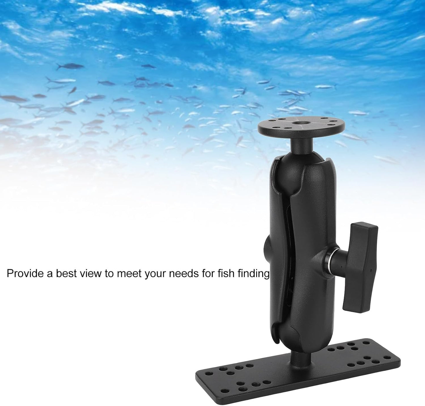 Universal Fish Finder Mount for Lowrance Heavy Duty Marine Electronic Mount Multi Angle View