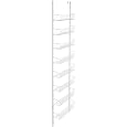 ClosetMaid Adjustable 3 Shelf Spice Rack Organizer Kitchen Pantry Storage for Cabinet Door or Wall Mount with Metal Shelves, White (2 Pack)