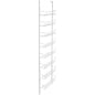 ClosetMaid Adjustable 3 Shelf Spice Rack Organizer Kitchen Pantry Storage for Cabinet Door or Wall Mount with Metal Shelves, White (2 Pack)