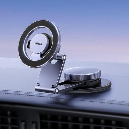 UGREEN Magsafe Phone Mount for Car 360° Rotation Magnetic Phone Holder Dashboard Cell Phone Holder Compatible for iPhone 16 15 14 13 12 Series and MagSafe Case