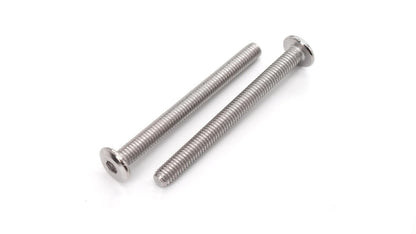 binifiMux 4pcs M10-1.25 x 70mm Serrated Flanged Hex Bolts Flange Hexagon Screws, Stainless Steel 18-8 (304), Plain Finish, DIN 6921