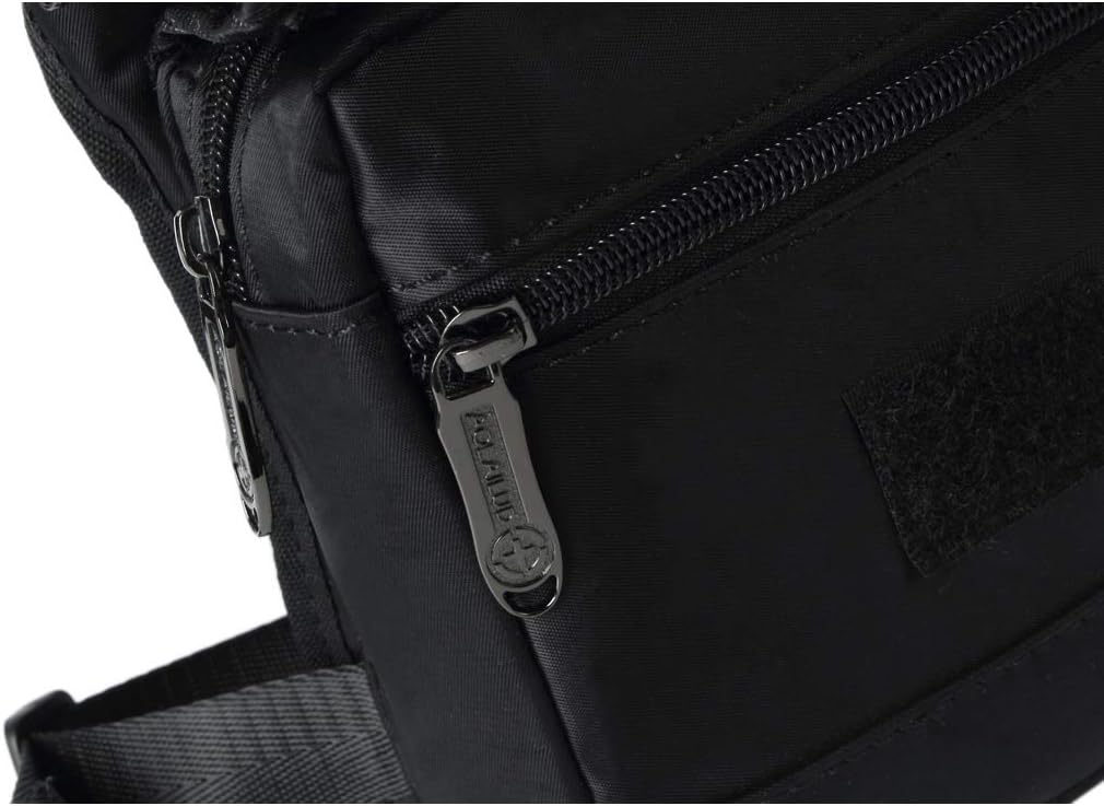 Motorcycle Drop Leg Bag Nylon Waist Pack for Men Women Travel Hiking Tactical Cycling Bike Ride Riding Crossbody Shoulder Fanny Pouch