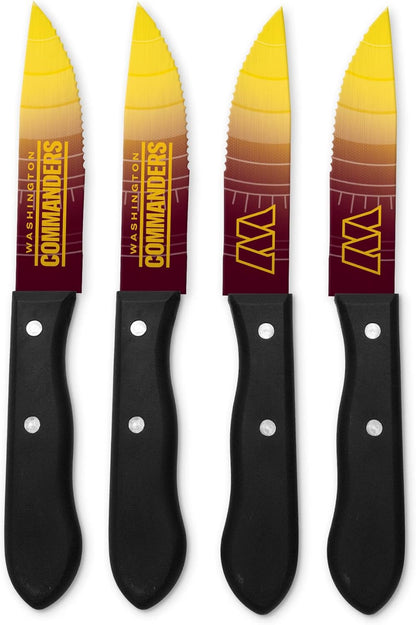 The Sports Vault by Inglasco NFL Chicago Bears Steak Knives