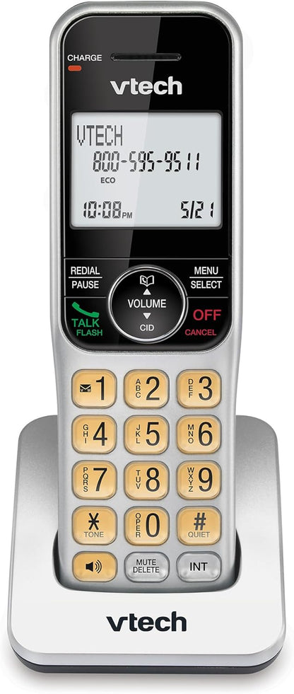 VTech DECT 6.0 1-Handset Corded/Cordless Phone for Home with Answering Machine, Call Blocking, Caller ID, Large Backlit Display, Duplex Speakerphone, Intercom, Landline Line-Power: VG208