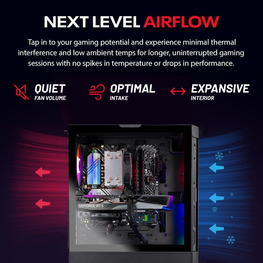 Skytech Shadow Gaming PC, Intel i5 13400F 2.5 GHz (4.6GHz Turbo Boost), NVIDIA RTX 4060 8GB GDDR6X, 1TB NVME, 32GB DDR5 RAM 5200 RGB, 650W Gold PSU, Wi-Fi, Win 11 Home