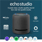 Amazon Echo Studio (newest model), Our best-sounding Alexa speaker, Perfect for living rooms, family rooms, and other large spaces, Charcoal