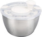 Salad Spinner, 5l Stainless Steel Vegetable Spinner Multifunctional Lettuce Dryer Bowl with Lid Drain Bowl Colander for Home Kitchen