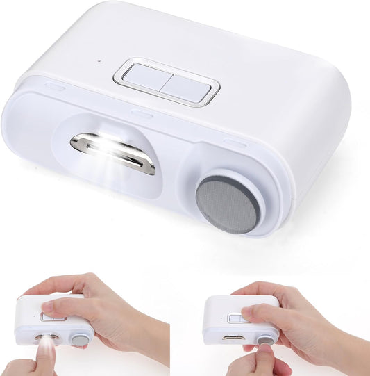 Automatic Electric Nail Clipper 2 in1 Fingernail Cutter and Polisher with LED Light 2 Polish Heads 2 Speeds A Nail Scraps Storage Rechargeable Safety Fingernail Trimmer for Baby Kids Elderly Nail Care