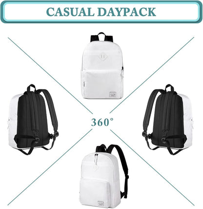 VASCHY Lightweight School Backpack for Women with Sleeve for 14" Laptop