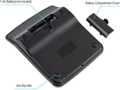Helect Standard Function Desktop Calculator | Desktop Calculator | Solar Calculator | Office Calculator | Business Calculator | 12-Digit Calculator