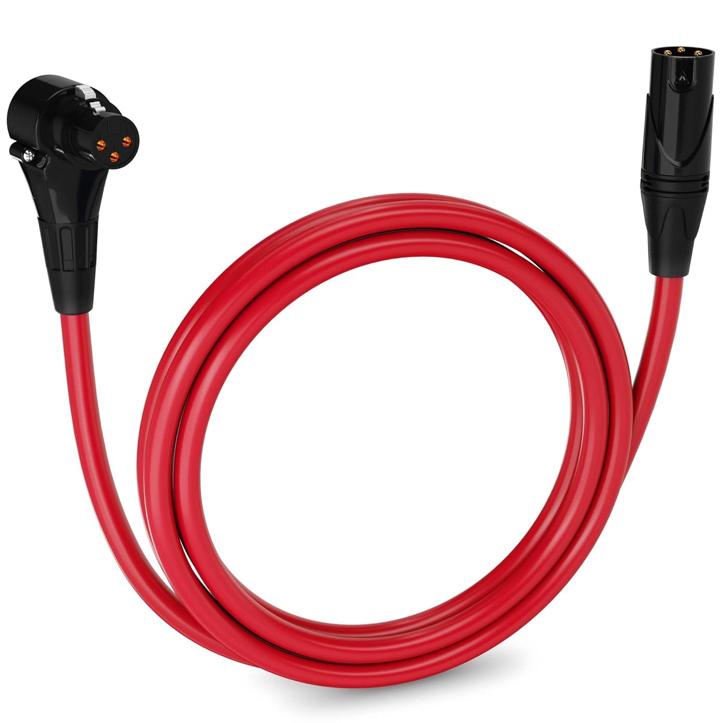LyxPro 6 Feet XLR Microphone Cable Balanced Male to Female 3 Pin Mic Cord for Powered Speakers Audio Interface Professional Pro Audio Performance and Recording Devices - Blue