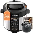 Cosori Micom Rice Cooker, 18 Functions, Nonstick Ceramic Pot, 1000W, 5Qt | Multi Cooker for Rice, Soup, Sauté, Steam, Slow Cooker, Quick Cook, Fuzzy Logic Technology, 24H Keep Warm & Timer, 50 Recipes