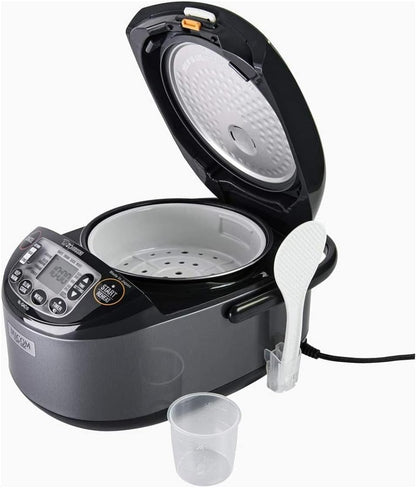 Zojirushi NL-GAC10 BM Umami Micom Rice Cooker & Warmer, 5.5-Cup, Metallic Black, Made in Japan