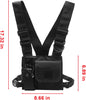Klykon Radio Chest Harness,Single Pack Pouch Holster Vest Rig for Motorola,Midland,Kenwood,Baofeng,Retevis Walkie Talkies