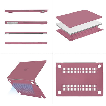 MOSISO Compatible with MacBook Air 13 inch Case 2025 2024 2023 2022 M4 A3240 M3 A3113 M2 A2681, Plastic Hard Shell&Keyboard Cover&Screen Film&Pouch for MacBook Air 13.6 inch Case, Crystal Clear