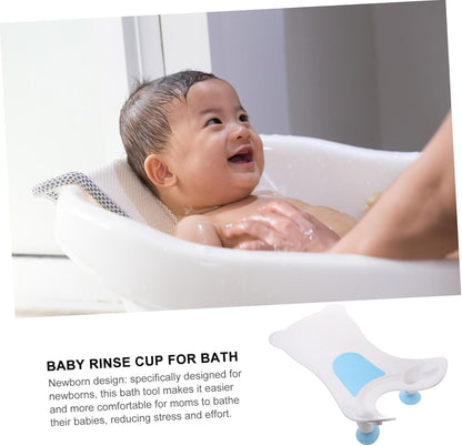 Totority Boy Girl Bathtub Seat Portable Sink Bathtub for Newborns Wash Tub Rinse Cup Bath Accessories for