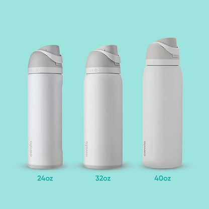 Owala FreeSip Insulated Stainless Steel Water Bottle with Straw for Sports, Travel, and School BPA-Free Sports Water Bottle, 24 oz, Beach House