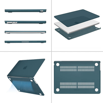 MOSISO Compatible with MacBook Air 13 inch Case 2025 2024 2023 2022 M4 A3240 M3 A3113 M2 A2681, Plastic Hard Shell&Keyboard Cover&Screen Film&Pouch for MacBook Air 13.6 inch Case, Crystal Clear