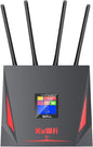 KuWFi High Speed 4G LTE Router, 4g Wireless Router with sim Card Slot and 5dBi Antennas Suitable for for Bell/Rogers/Virgin in Canada