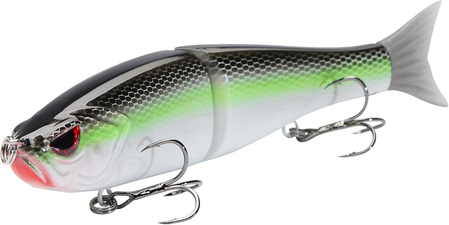 Bassdash SwimShad Glide Baits Jointed Swimbait Bass Pike Salmon Trout Muskie Fishing Lure