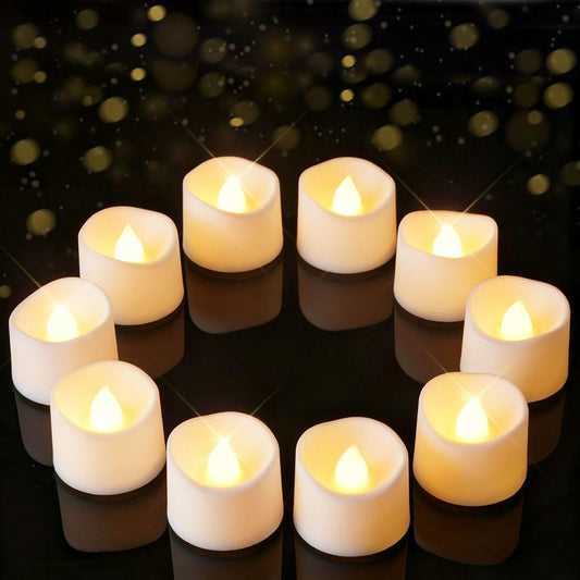AMAGIC 48 Pack Battery Operated Flameless LED Candle Tea Lights, Fake Electric for Wedding Centerpiece Table Decor, Votive, Halloween, Christmas, Home Decor