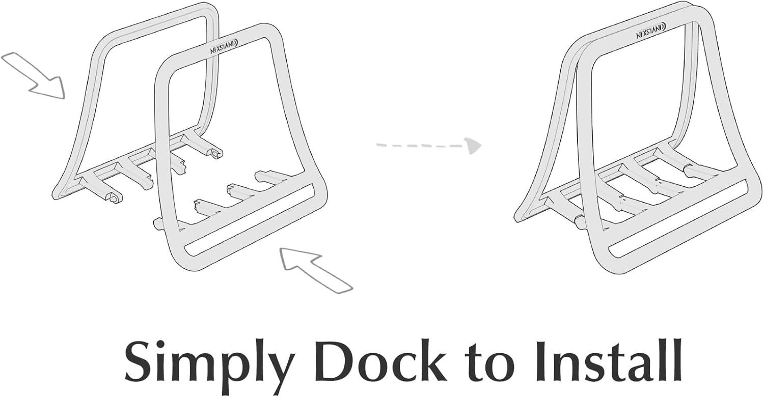 Nexstand K11 Vertical Laptop Stand | Vertical Laptop Holder | Desktop Laptop Dock | Space-Saving Laptop Organizer | Universal Laptop Stand - PuriLite