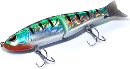 Bassdash SwimShad Glide Baits Jointed Swimbait Bass Pike Salmon Trout Muskie Fishing Lure