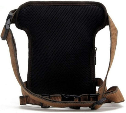 Motorcycle Drop Leg Bag Nylon Waist Pack for Men Women Travel Hiking Tactical Cycling Bike Ride Riding Crossbody Shoulder Fanny Pouch