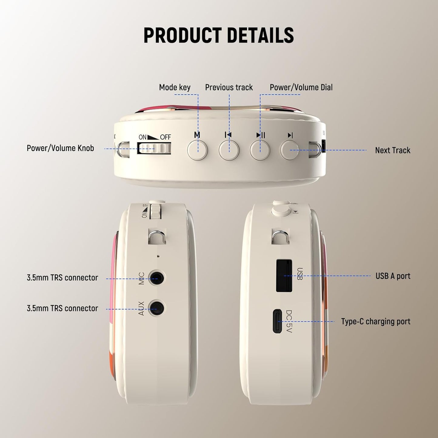 NEEWER VA01 Voice Amplifier with Wired Headset Microphone, Speaker, Shoulder Strap, AUX Output, USB C Rechargeable Portable Sound Amplifier with Mic 14Hrs Battery for Teachers, Trainers, Tour Guides