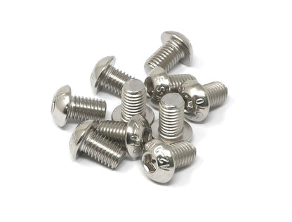iexcell 50 Pcs M6 x 20mm Thread Pitch 1 mm Stainless Steel 304 Hex Socket Button Head Cap Screws Bolts Kit
