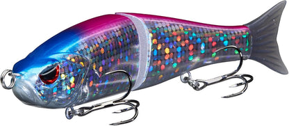 Bassdash SwimShad Glide Baits Jointed Swimbait Bass Pike Salmon Trout Muskie Fishing Lure
